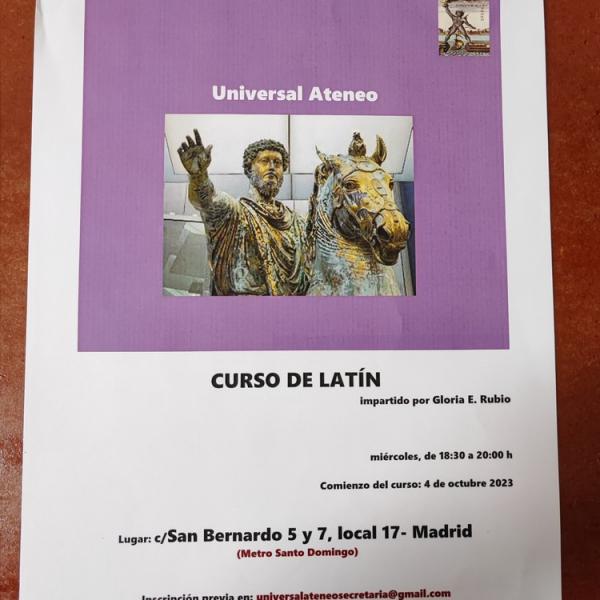 Curso de Latín - Universal Ateneo