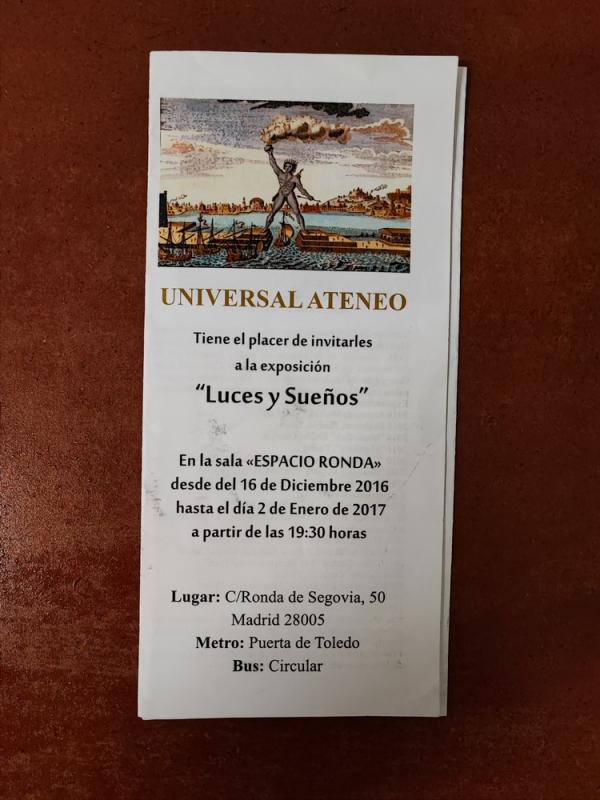 Exposicion Luces y Sueños - Espacio Ronda
