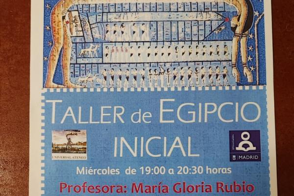 Taller de Egipcio 2021 - Universal Ateneo - Gloria Rubio