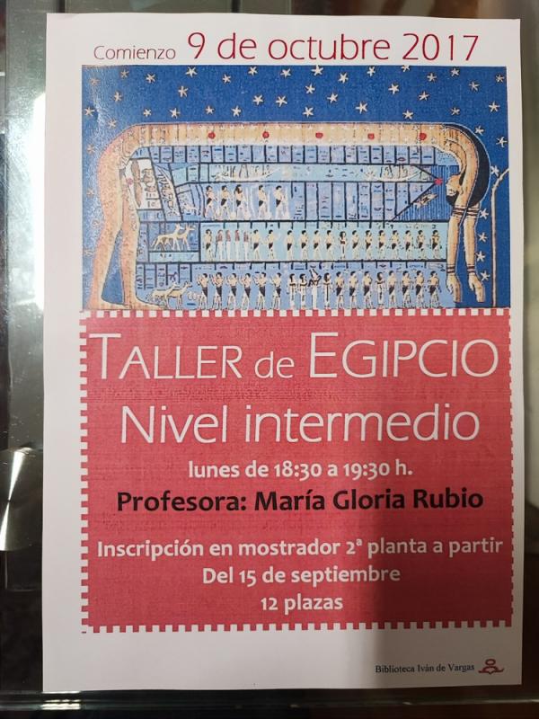 Taller de Egipcio Nivel Intermedio - Universal Ateneo